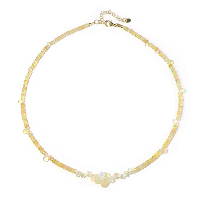 Collana in argento con Opale di Welo