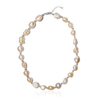 Collana in argento con Perla di Acqua Dolce (TPC)