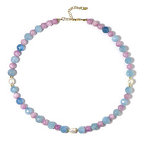 Collana in argento con Kunzite (Riya)