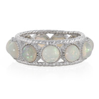 Anello in argento con Opale di Welo
