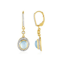 Orecchini in argento con Acquamarina Ofiki