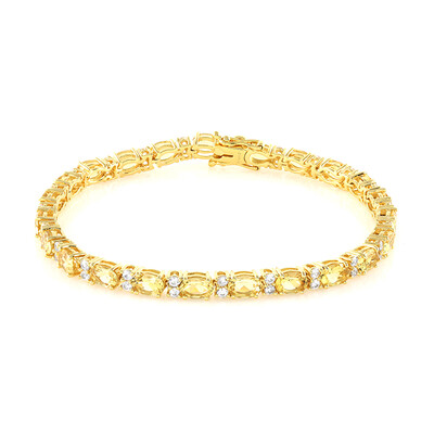 Bracciale in argento con Berillo Dorato