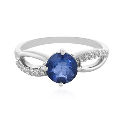 Anello in argento con Fluorite Cangiante