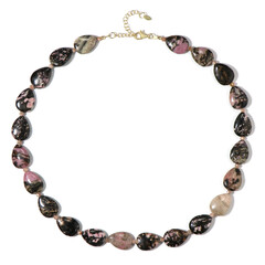Collana in argento con Rodonite