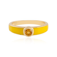 Anello in argento con Citrino