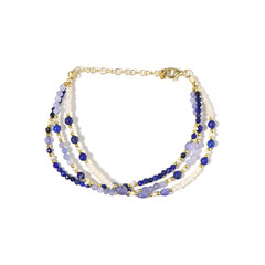 Bracciale in argento con Tanzanite (Riya)