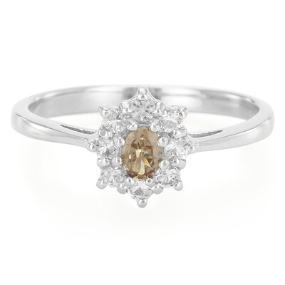 Anello in argento con Granato Cangiante Tanzania