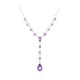Collana in argento con Ametista Zambiana