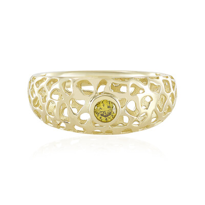 Anello in oro con Diamante Giallo I2 (Ornaments by de Melo)