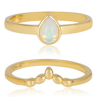 Anello in argento con Opale di Welo