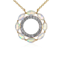 Collana in argento con Opale di Welo