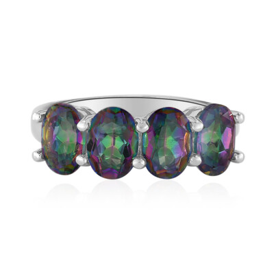 Anello in argento con Quarzo Mistico