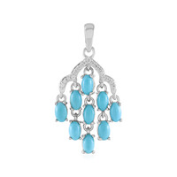 Ciondolo in argento con Turchese Sleeping Beauty