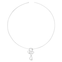 Collana girocollo in argento con Perla di Acqua Dolce