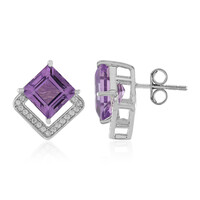 Orecchini in argento con Ametista