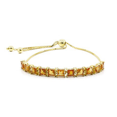 Bracciale in argento con Citrino Madeira