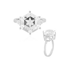 Anello in argento con Quarzo Bianco