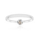 Anello in argento con Diamante Champagne I3
