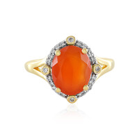 Anello in argento con Corniola