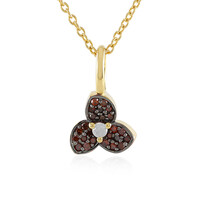 Collana in argento con Diamante I3 (J)