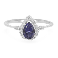 Anello in argento con Iolite Ceylon