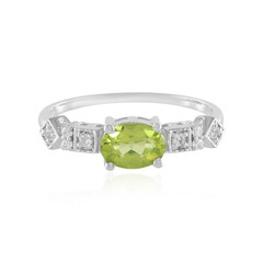 Anello in argento con Peridoto