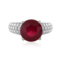 Anello in argento con Rubino del Madagascar