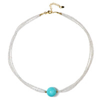 Collana in argento con Amazzonite