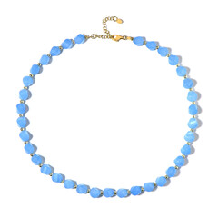 Collana in argento con Quarzo Acqua