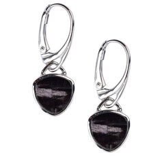 Orecchini in argento con Iperstene