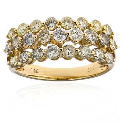 Anello in oro con Diamante Fancy SI2 (CIRARI)