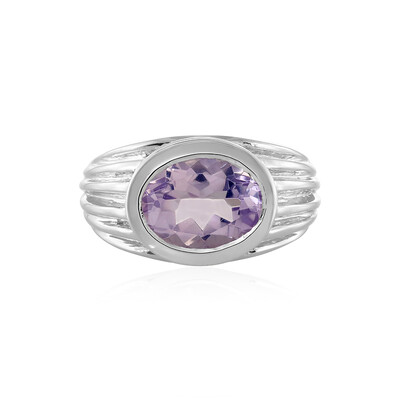 Anello in argento con Quarzo Lavanda