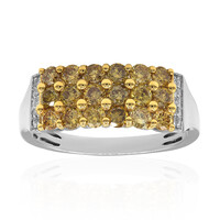 Anello in oro con Diamante Arancione SI2 (CIRARI)