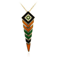 Collana in argento con Peridoto