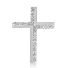 Ciondolo in argento con Topazio Bianco