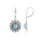 Orecchini in argento con Turchese Sleeping Beauty (Desert Chic)