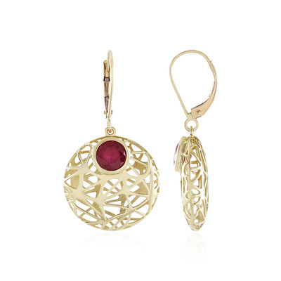 Orecchini in oro con Rubino del Madagascar (Ornaments by de Melo)