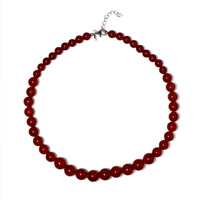 Collana in argento con Agata Rossa