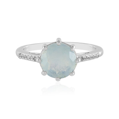 Anello in argento con Opale Paraiba