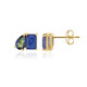 Orecchini in argento con Quarzo Blu Navy