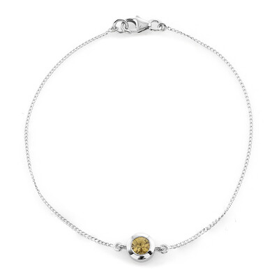 Bracciale in argento con Zircone Giallo