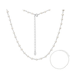 Collana in argento con Perla di Acqua Dolce