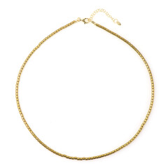 Collana in argento con Ematite Dorata