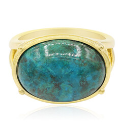 Anello in argento con Crisocolla