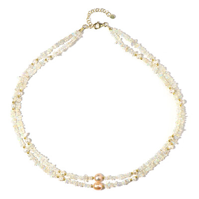 Collana in argento con Opale di Welo