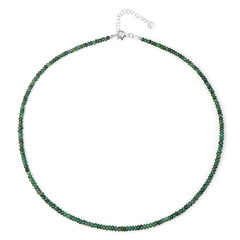 Collana in argento con Smeraldo Zambia