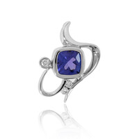 Ciondolo in platino con Tanzanite AAA