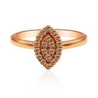 Anello in oro con Diamante Rose de France SI1 di Argyle