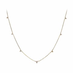 Collana in oro con Diamante SI1 (H)