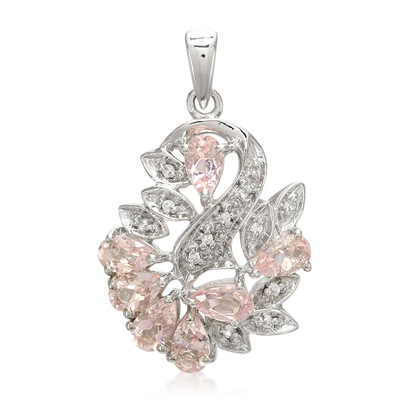 Ciondolo in argento con Tormaline Rosa Cuprian